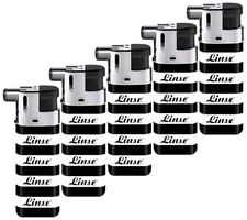 5 Pack of Linse Dual Mode Pipe & Cigar Lighters 1350K