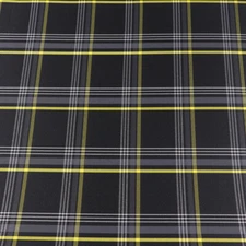 Plaid Interior upholstery Fabric Car Seat Cloth for MK7 VW Golf GTI #Yellow