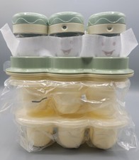 Magic Baby Bullet Storage System 6 Containers Tray 2 Silcone Freezer Trays. NIB