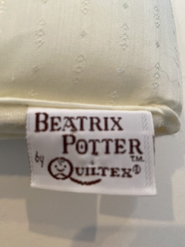 Quiltex Beatrix Potter Peter Rabbit Baby Crib Blanket Bag 30x19 USA O1 - Picture 6 of 9