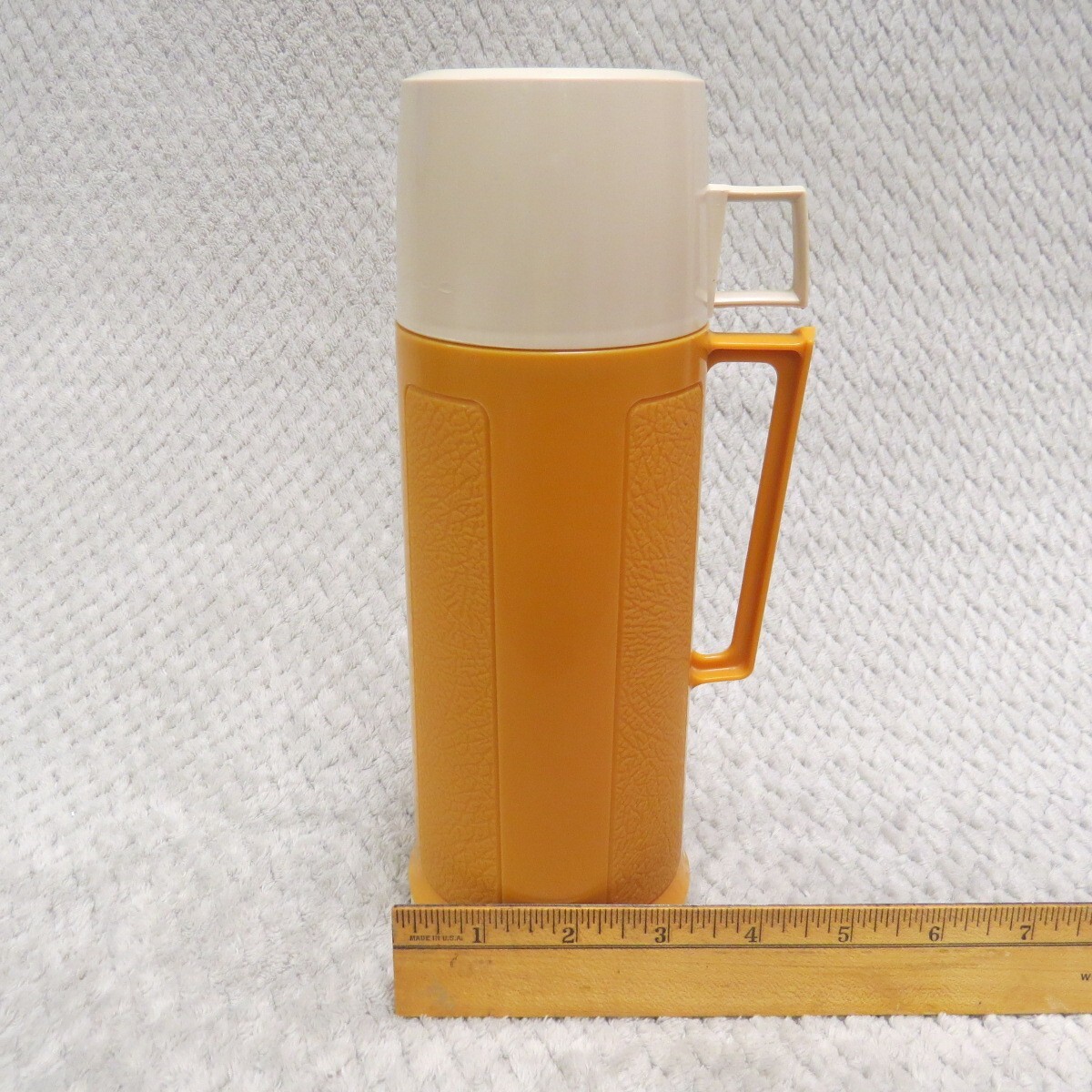 Thermos Plastic Vacuum Mug Bottle Hot/Cold 16oz Insulated Travel To Go Vintage