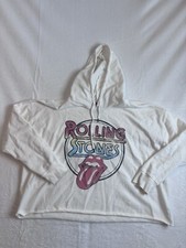 The Rolling Stones Pullover Long Sleeve Hoodie Sweatshirt Women's Size 3 