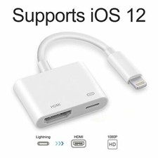 Apple zu HDMI Kabel Digital AV TV HD 1080P Adapter für iPad Air iPhone 13 12 11