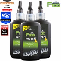 3X Dr. Wack F100 Fahrrad-KettenöL Tropfflasche Pflege Schmiermittel 100Ml