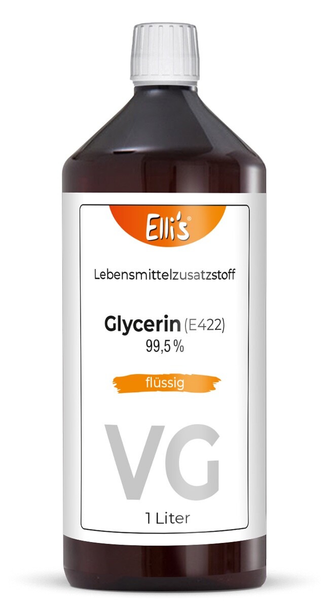 Glyzerin 99,5% Vegan Lebensmittel / Pharmaqualität E422 - 1 Liter - Apotheke