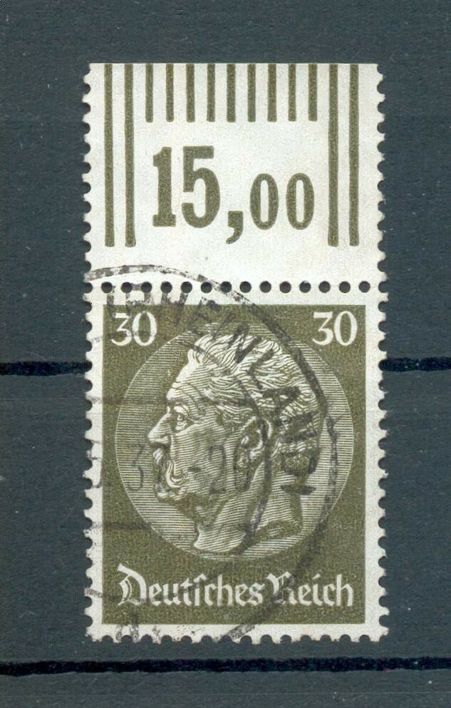 Dr-3.Reich 523 Wor Upper Edge Gest. 25EUR (72054