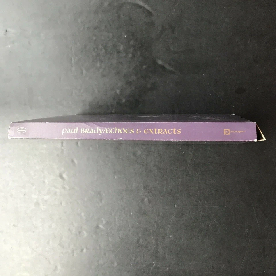 PAUL BRADY - ECHOES & EXTRACTS Cassette & CD Album Promo Pack. 1990. VERY GOOD. - Imagem 2 de 4