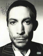 CHARLIE WATTS SIGNED AUTOGRAPH 'THE ROLLING STONES' 11X14 PHOTO BECKETT BAS 7