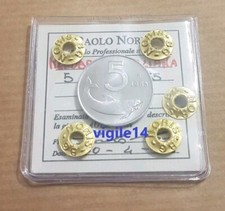 5 LIRE 1955  FDC , PERIZIATA  PAOLO NORIS