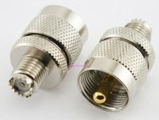 UHF Male to Mini-UHF Female Coax Connector Adapter