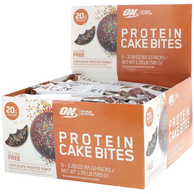 Optimum Nutrition Protein Cake Bites Chocolate Frosted