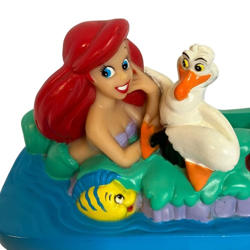 Vintage 1991 Disney the Little Mermaid Ariel Floating Soap Dish Holder - Picture 2 of 10