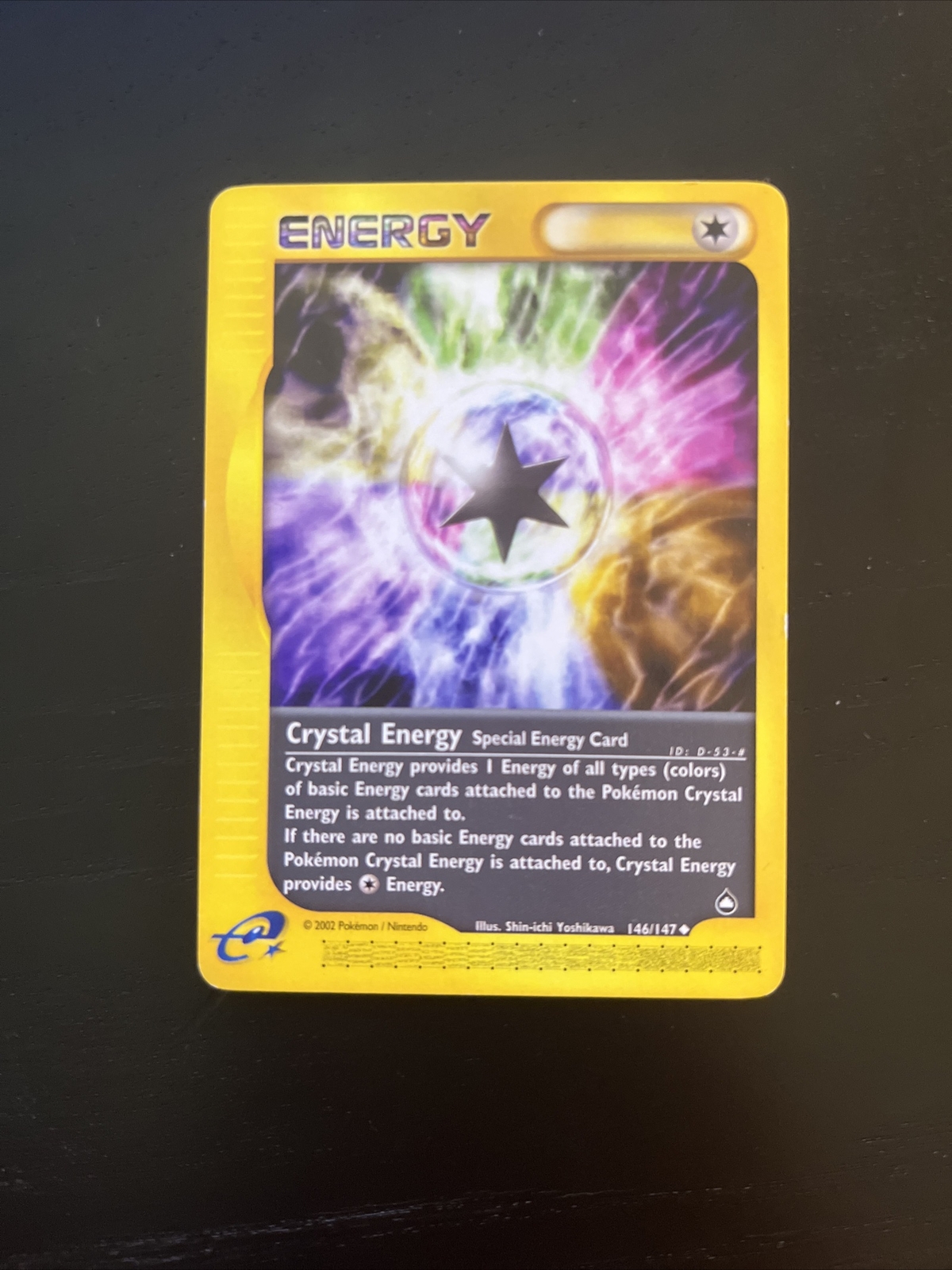 CRYSTAL ENERGY - 146/147 - Aquapolis - Energy - Pokemon Card - NM