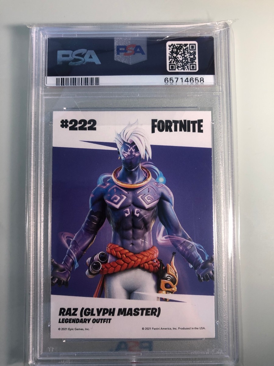 2021 Fortnite Cracked Ice #222 Raz PSA 10 USA PRINT | eBay