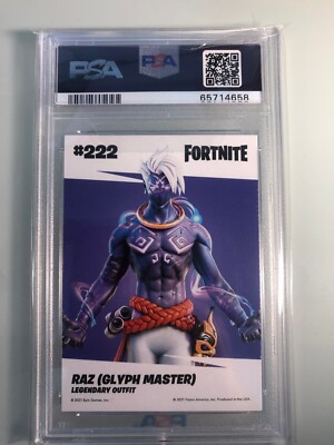 2021 Fortnite Cracked Ice #222 Raz PSA 10 USA PRINT | eBay