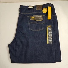 LEE Men's Jeans Brand New 58x30 Regular Fit Straight Leg