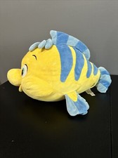 Disney World The Little Mermaid Flounder Plush Fish LARGE Stuffed Animal XL