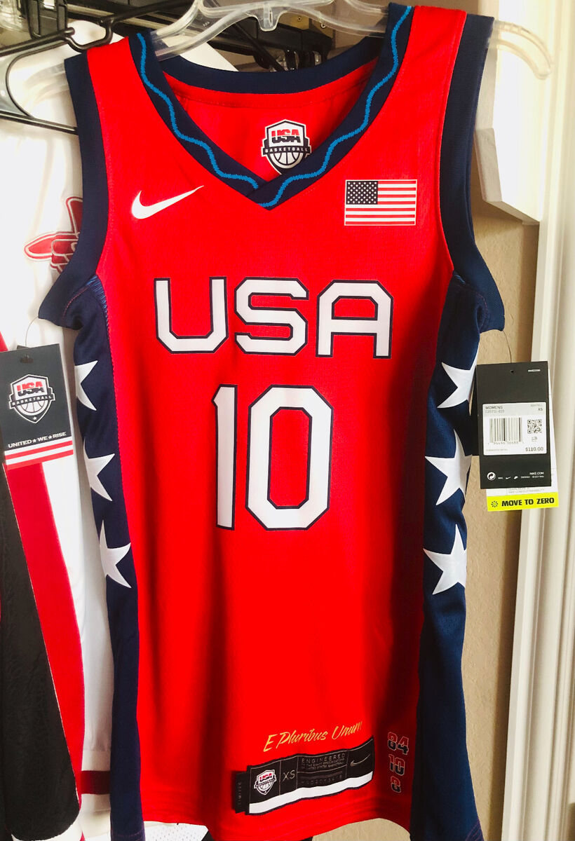Nike Team USA Breanna Stewart Road Red Jersey Basketball Nike Team USA Breanna Stewart Road Red Jersey Basketball