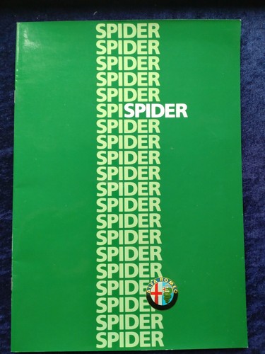 Alfa Romeo Spider 1.6,  2.0, 2.0 Katalysator Prospekt 2.1982