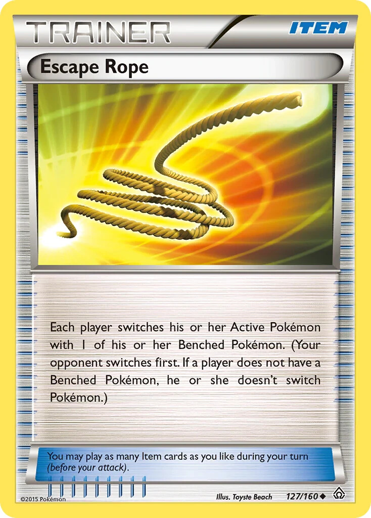 Escape Rope 127/160 Primal Clash Pokemon Card NM