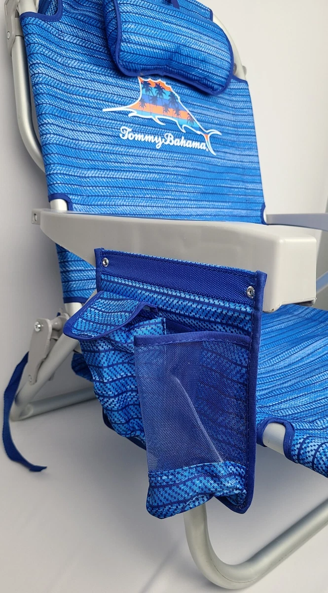 Tommy Bahama Aluminum Deluxe Backpack Lounge Beach Chair 5