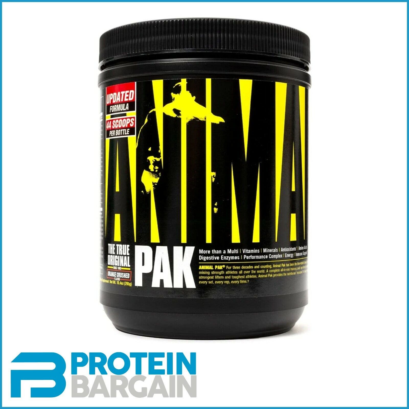 Universal Nutrition Animal Pak Multivitamin Powder 295g (Orange) / 369g (Cherry) | eBay Universal Nutrition Animal Pak Multivitamin Powder 295g (Orange) / 369g (Cherry) | eBay