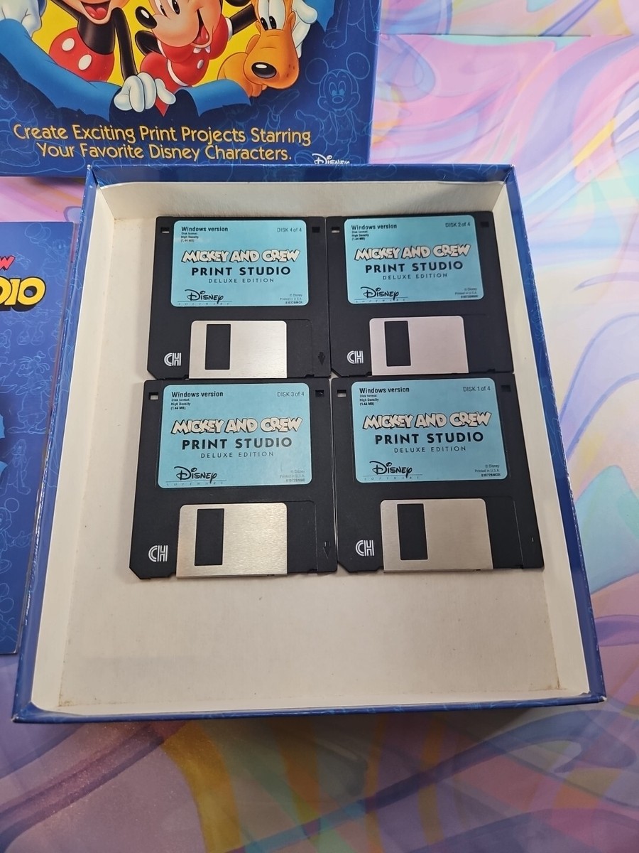 Walt Disney Mickey and Crew Print Studio Deluxe Edition