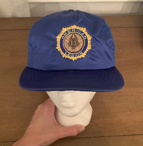 Vintage American Legion Blue Satin 
