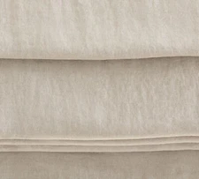 Pottery Barn Belgian flax linen blackout cordless Roman shade 22x64, dark flax