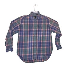 VINTAGE 90s Women's Liz Sport LONG SLEEVE BUTTON UP SHIRT Size Small
