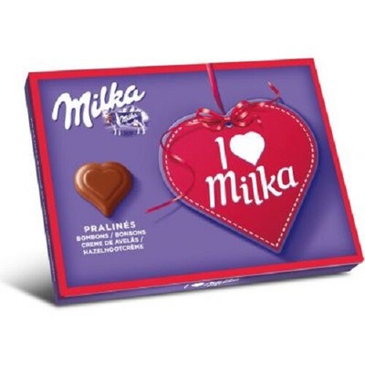 Milka Pralines I Love Milka Alpine Chocolate 110g Ebay