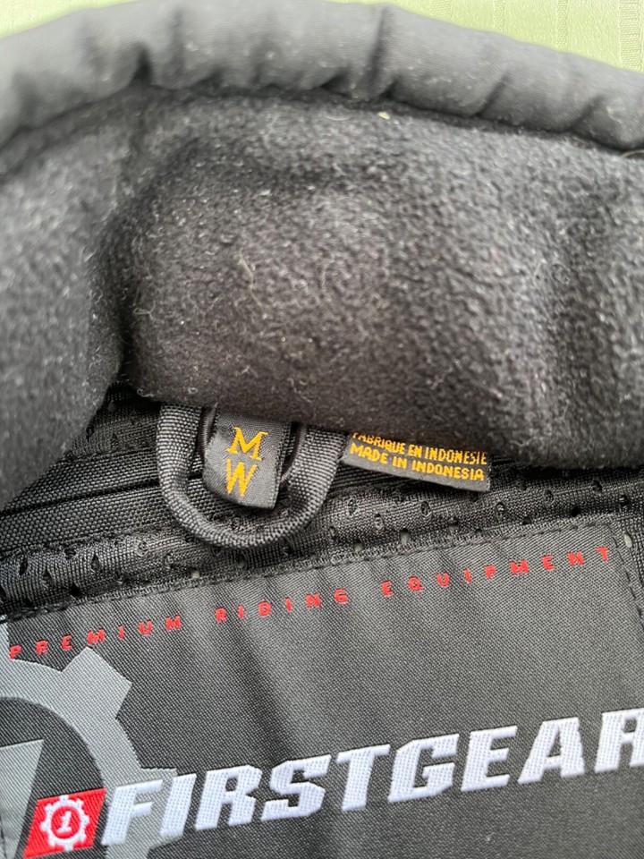 First Gear Kilimanjaro Air Blue/Black Hypertex Sz Medium Jacket w ...