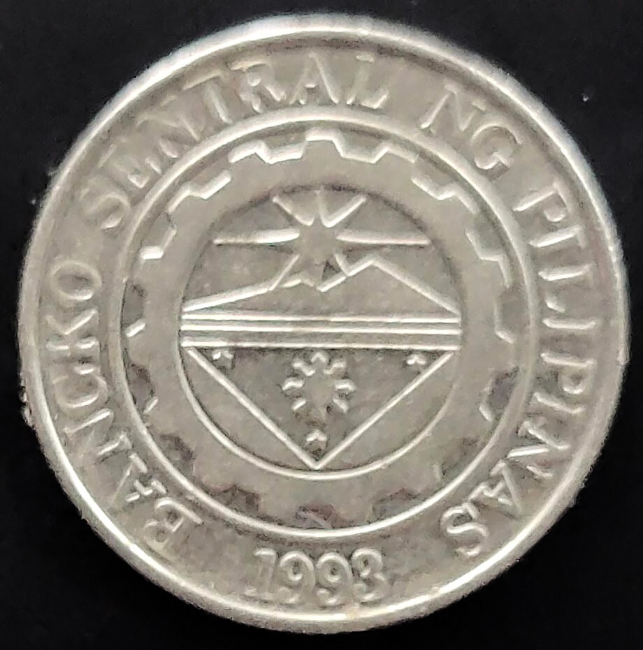 PHILIPPINES 2010 ASIA CENTRAL BANK 1993 JOSE RIZAL ONE 1 PESO COIN