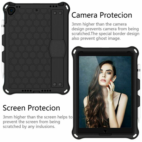 Stand Strap Cover Shockproof Rubber Case for iPad 10th 9 8 7 5 6 Mini 2022 Air 5 - Picture 22 of 76