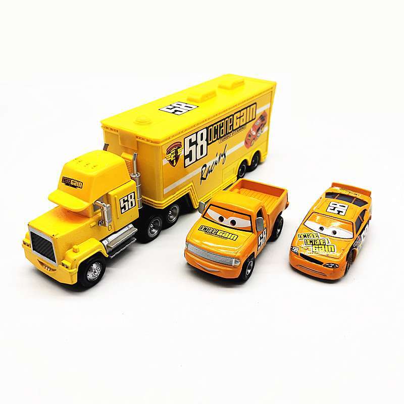 Disney Pixar Cars NO.58 Octane GainT Racers Pickup Mack Truck Kids