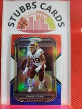 2022 Panini Prizm Chase Young Red White & Blue Prizm #298 Commanders