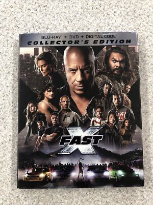 Fast X (Blu-ray + DVD + Digital, 2023, Collector's Edition) W