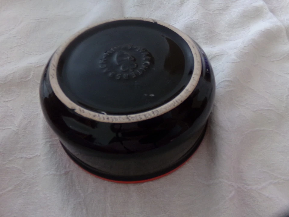 Tigela de cereais Waechtersbach Espanha aro vermelho e sopa preta muito bom estado! - Imagem 4 de 4