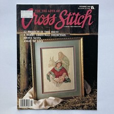 Leisure Arts For the Love of Cross Stitch Magazine 22 Projects November 1989