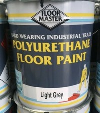 Floor Master Industrial Workshop Garage Floor Paint 20Lt Light Grey.
