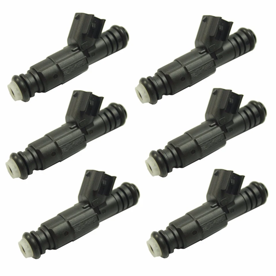 Juego de 6 inyectores de combustible de actualización de 4 orificios para Jeep Cherokee 99-04 4,0 L 0280155784 Foto 3 de 4