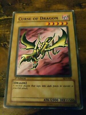 SDY-008 Common Unlimited Played Starter Deck 8x Curse of Dragon Yugi