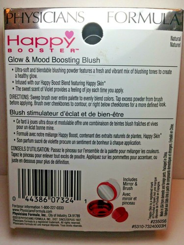 Physicians Formula Happy Booster Glow and Mood Boosting Blush, Natural, #7324 - Picture 2 of 2