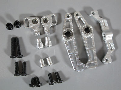 Aluminum Front L&R Wide Angle Steering Knuckle Arm Tamiya RC 1/10 TT-01E Chassis