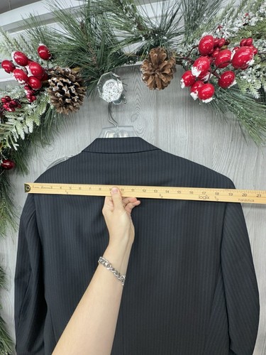 Emanuel Ungaro 3-Piece Tuxedo Black Wool 42L Jacket And Pants 36x33 Bow Tie Suit - Picture 7 of 19