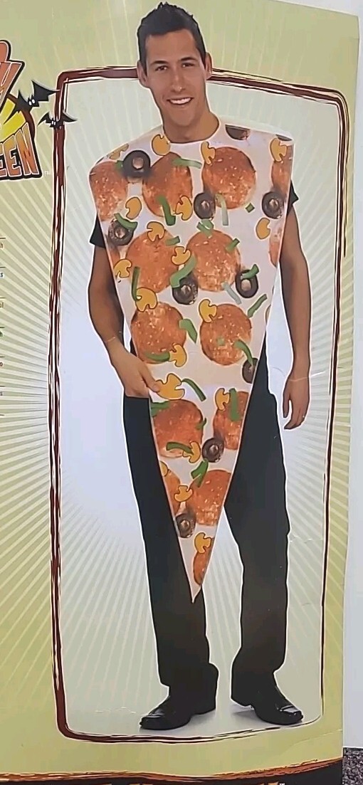 ピザ Rubie's Goofy Kind of Halloween Adult Pizza Slice Costume One Size