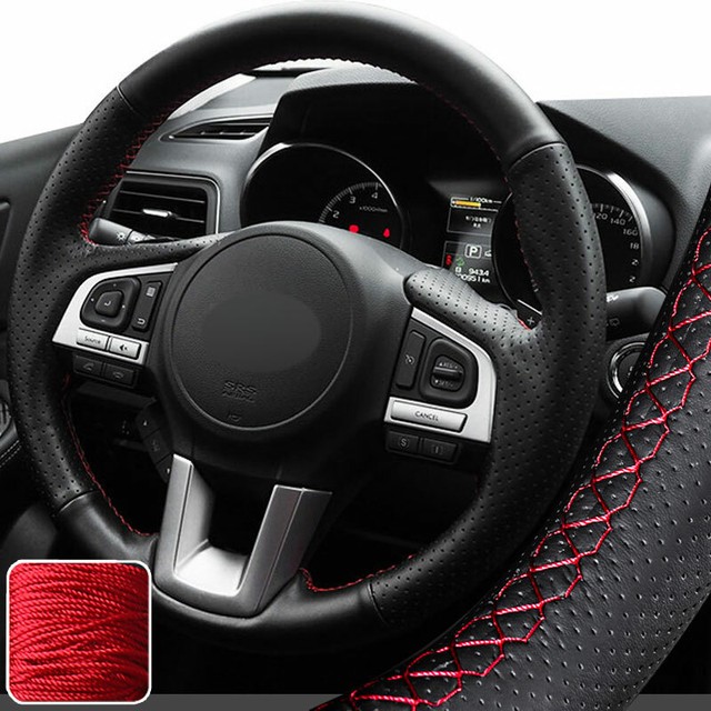 Steering Wheel Cover DIY Sew Wrap for Subaru Crosstrek 16 18 Forester