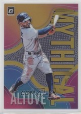 2019 Panini Donruss Optic Mythical Gold Prizm 5/10 Jose Altuve #M-6 0u1n