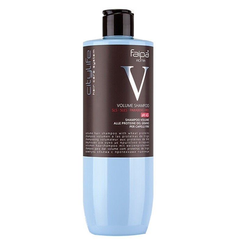 Faipa Citylife Volume Shampoo 400ml - Shampoo Professionale Capelli Fini