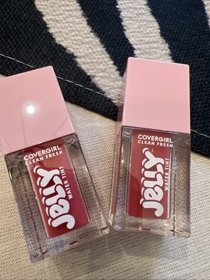 2 Covergirl Jelly Water Lip & Cheek Tint 30 Watermelon Splash! Brand New!